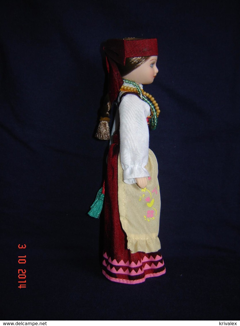 Porcelain doll in cloth dress - Simbirsk  - city province - Russian Federation