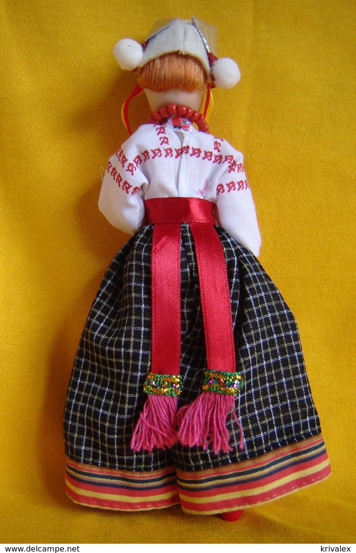 Porcelain Doll In Cloth Dress -Ryazan - City Province - Russian Federation - Dolls