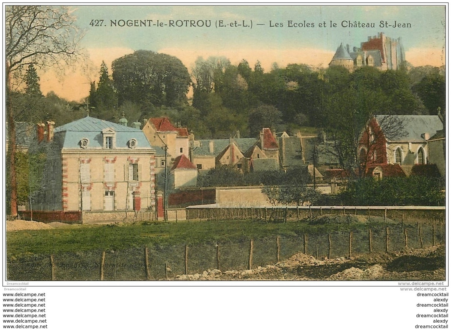28 NOGENT-LE-ROTROU. Château Et Ecoles - Nogent Le Rotrou