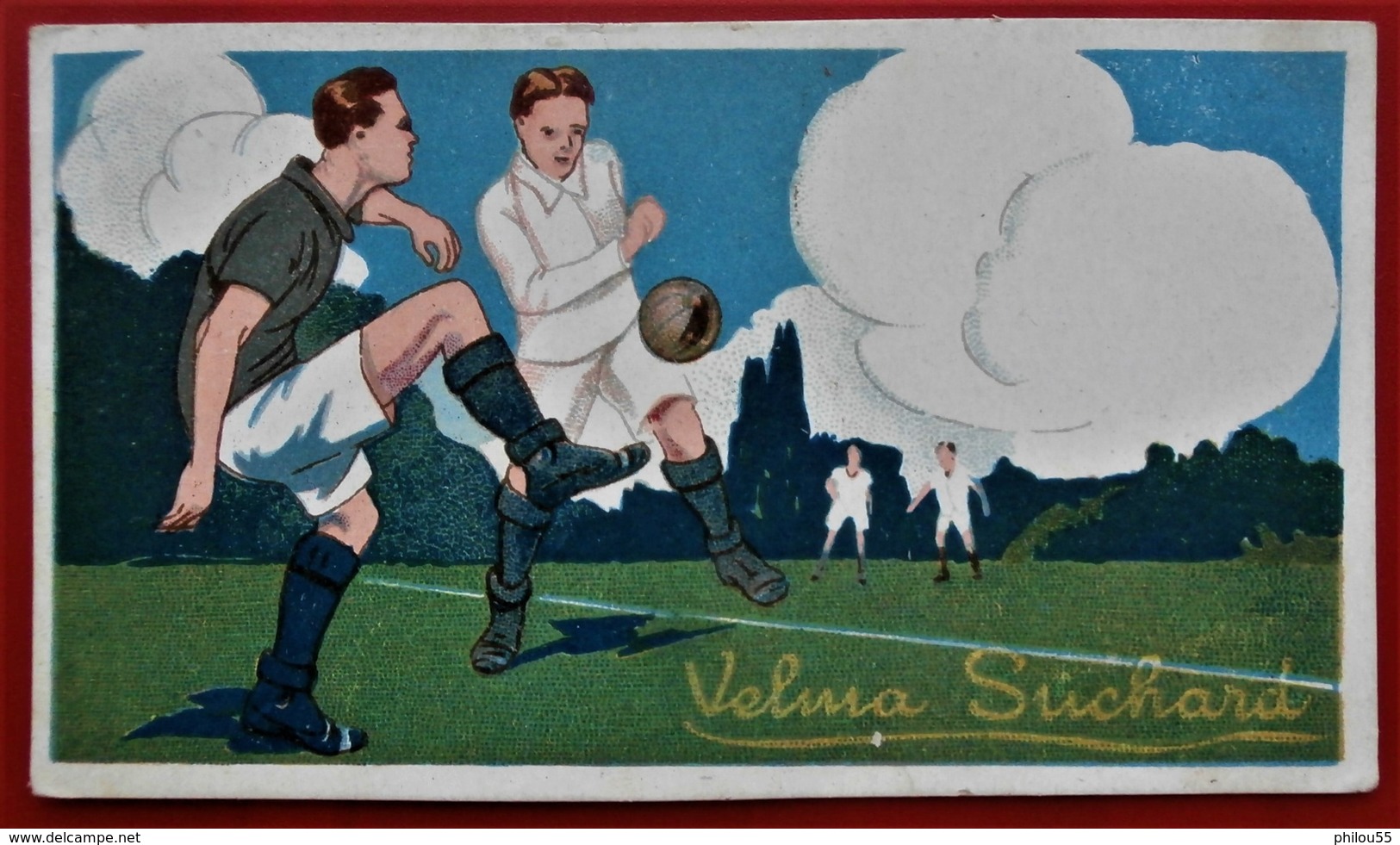 Chromo Velma SUCHARD Grand Prix 1900 SPORTS Serie 500 N° 11 Football - Suchard