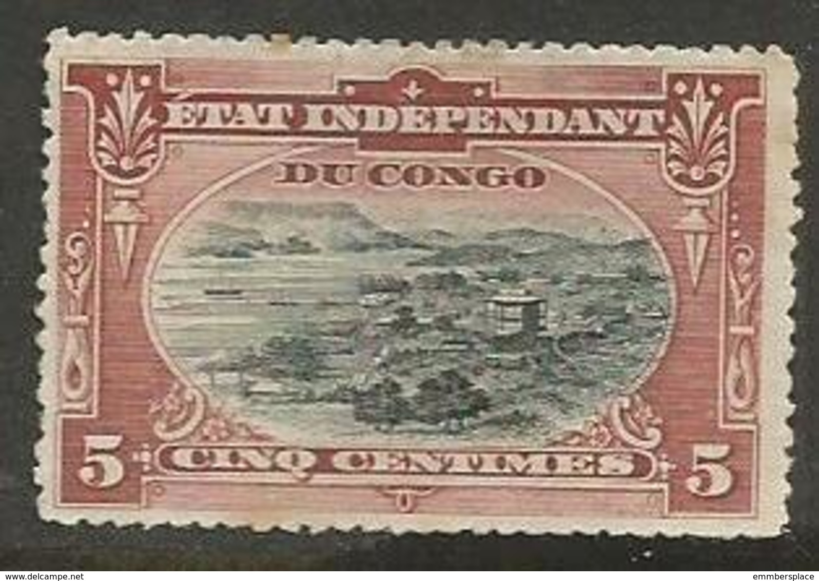 Belgian Congo - 1895 Port Of Matadi 5c Used   Sc 15 - Used Stamps