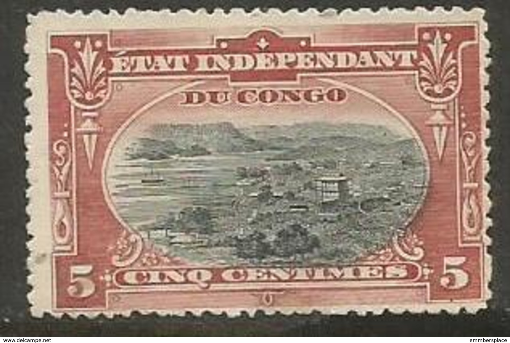 Belgian Congo - 1895 Port Of Matadi 5c Used   Sc 15 - Used Stamps