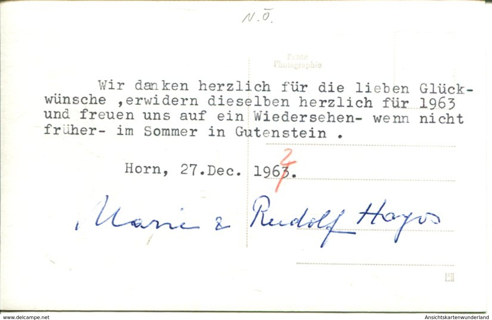 Rosenburg, Kamptal  1962  (008084) - Rosenburg