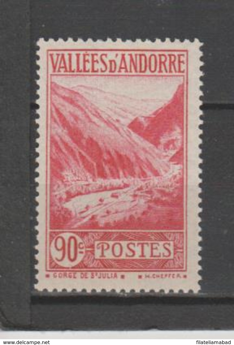 ANDORRA CORREO  FRANCES SELLOS Nº 38 SIN FIJASELLOS PERFECTO.(S.10) - Nuevos