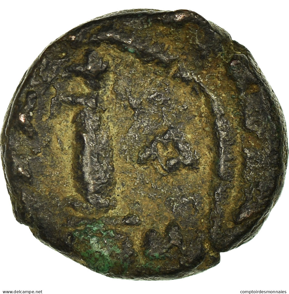 Monnaie, Constans II, Decanummium, 660-661, Constantinople, TB+, Cuivre - Bizantine