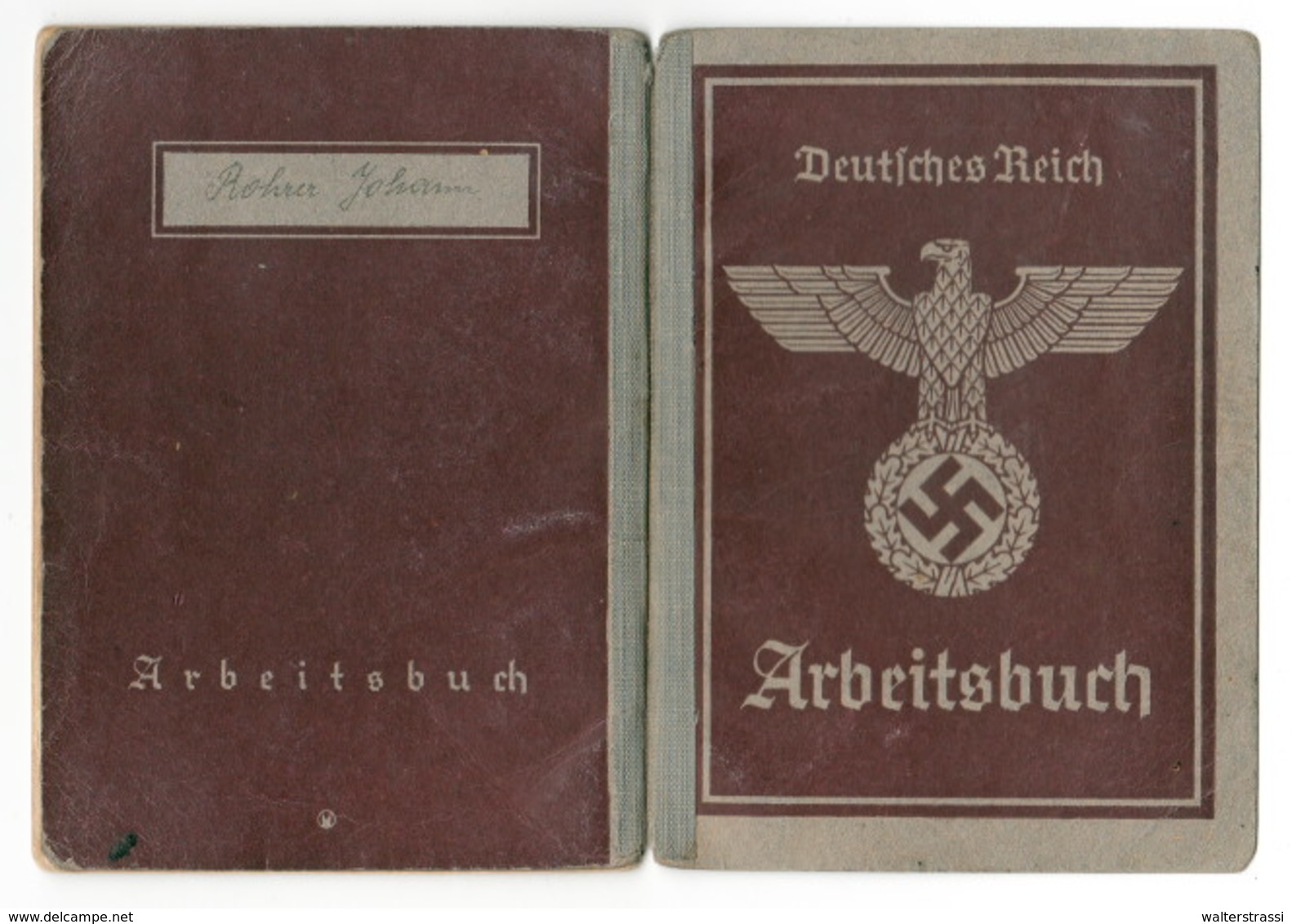 III. Reich, Arbeitsbuch, Österreich ( Ostmark ), Wels, Linz, 1940 - Documents