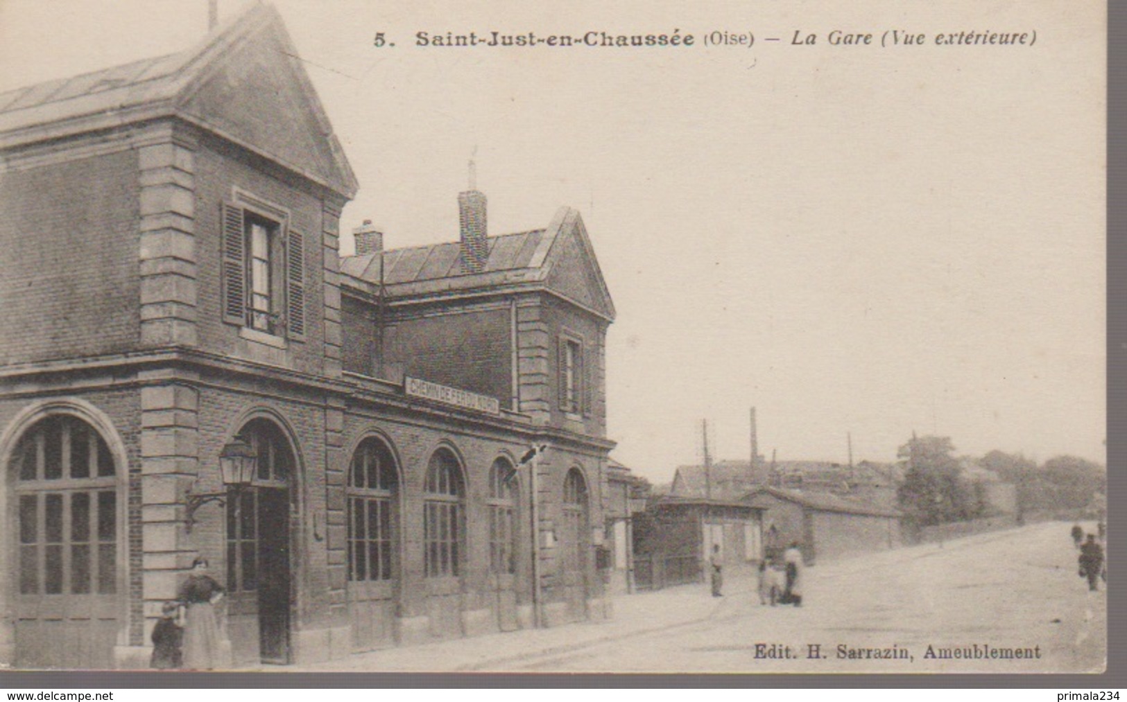 SAINT JUST EN CHAUSSEE - LA GARE - Saint Just En Chaussee