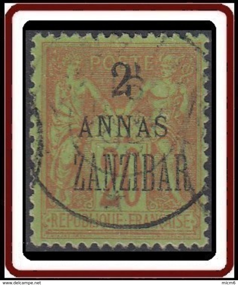 Zanzibar Bureau Français - N° 23 (YT) N° 40 (AM) Oblitéré. - Gebraucht