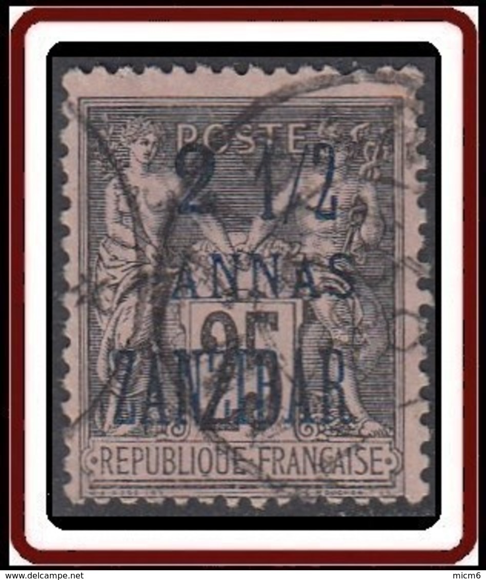 Zanzibar Bureau Français - N° 24 (YT) N° 41 (AM) Oblitéré. - Gebraucht