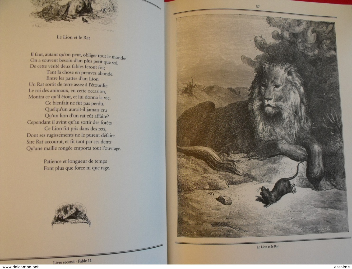 gustave Doré. Fables de La Fontaine. 320 illustrations. sacelp 1980