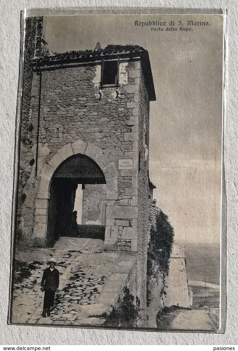 Cartolina Illustrata Porta Della Rupe - Anno 1912 - Cartas & Documentos