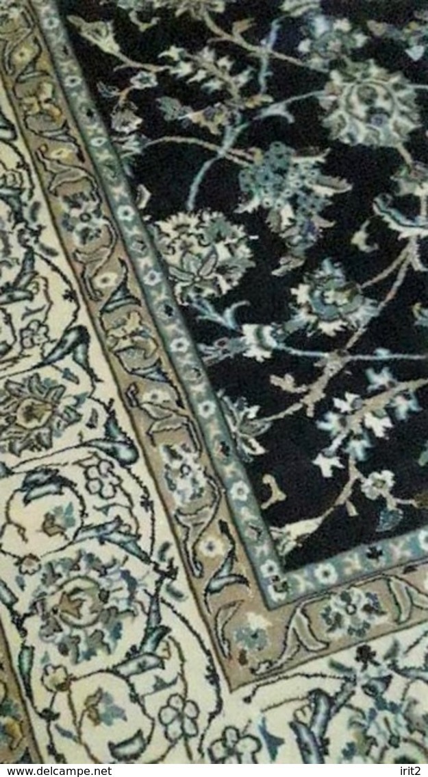 Persia - Iran - Tappeto Persiano NAIN 9 Fili,Lana+Seta,Exra Fine ,Persian Carpet NAIN, Mixed Silk - Teppiche & Wandteppiche