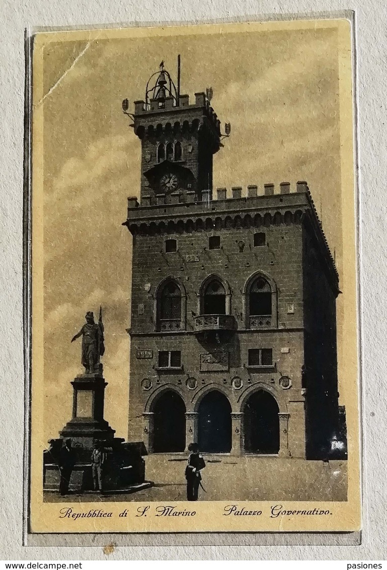 Cartolina Illustrata Per Salerno II Palazzo Governativo - Anno 1932 - Brieven En Documenten