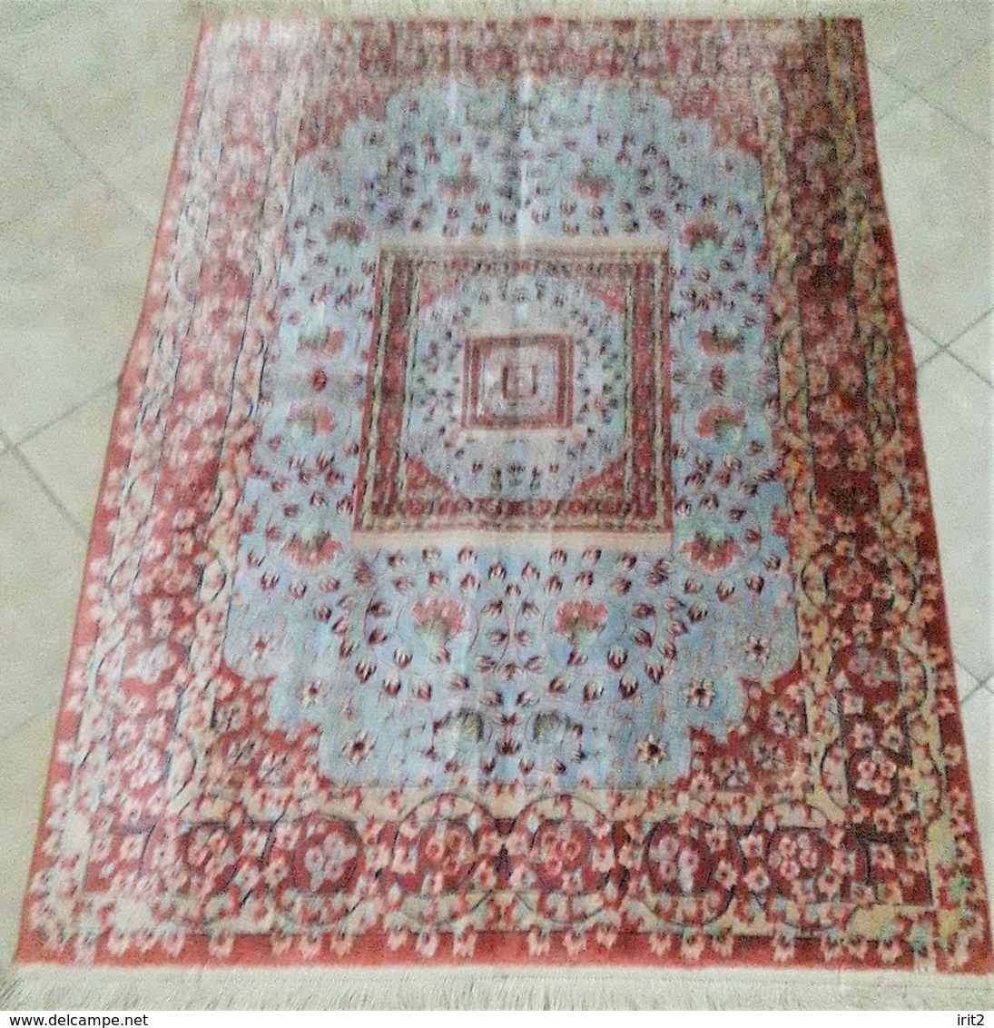 Persia - Iran - Tappeto Persiano QUM 100% Pura Seta,un Fantastico Esemplare!Molto Raro - 100% Silk - Rugs, Carpets & Tapestry