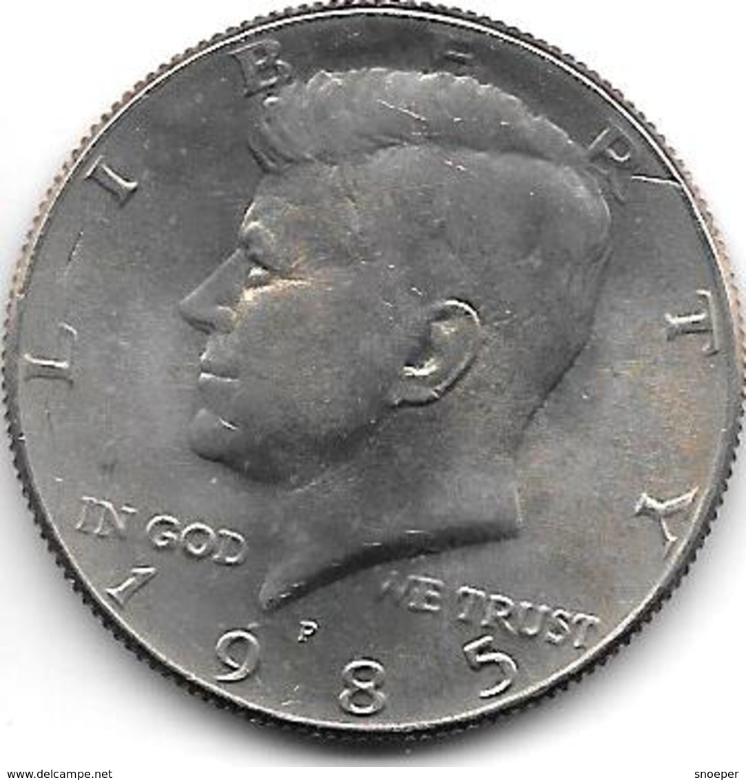 *usa 1/2 Dollar 1985p  Km A202b Unc/ms63 - 1964-…: Kennedy