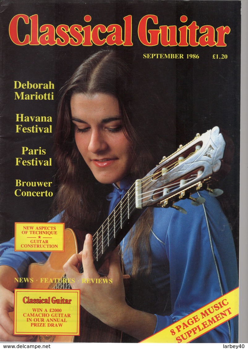 Revue De Guitare - Classical Guitar - N° 1 - 1986 - Art