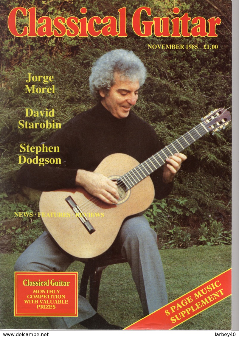 Revue De Guitare - Classical Guitar - N° 3 - 1985 - Sharon Isbin - Kunst