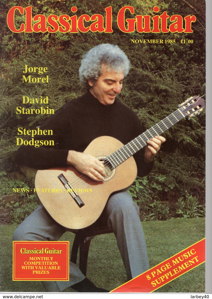 Revue De Guitare - Classical Guitar - N° 3 - 1985 - Sharon Isbin - Art