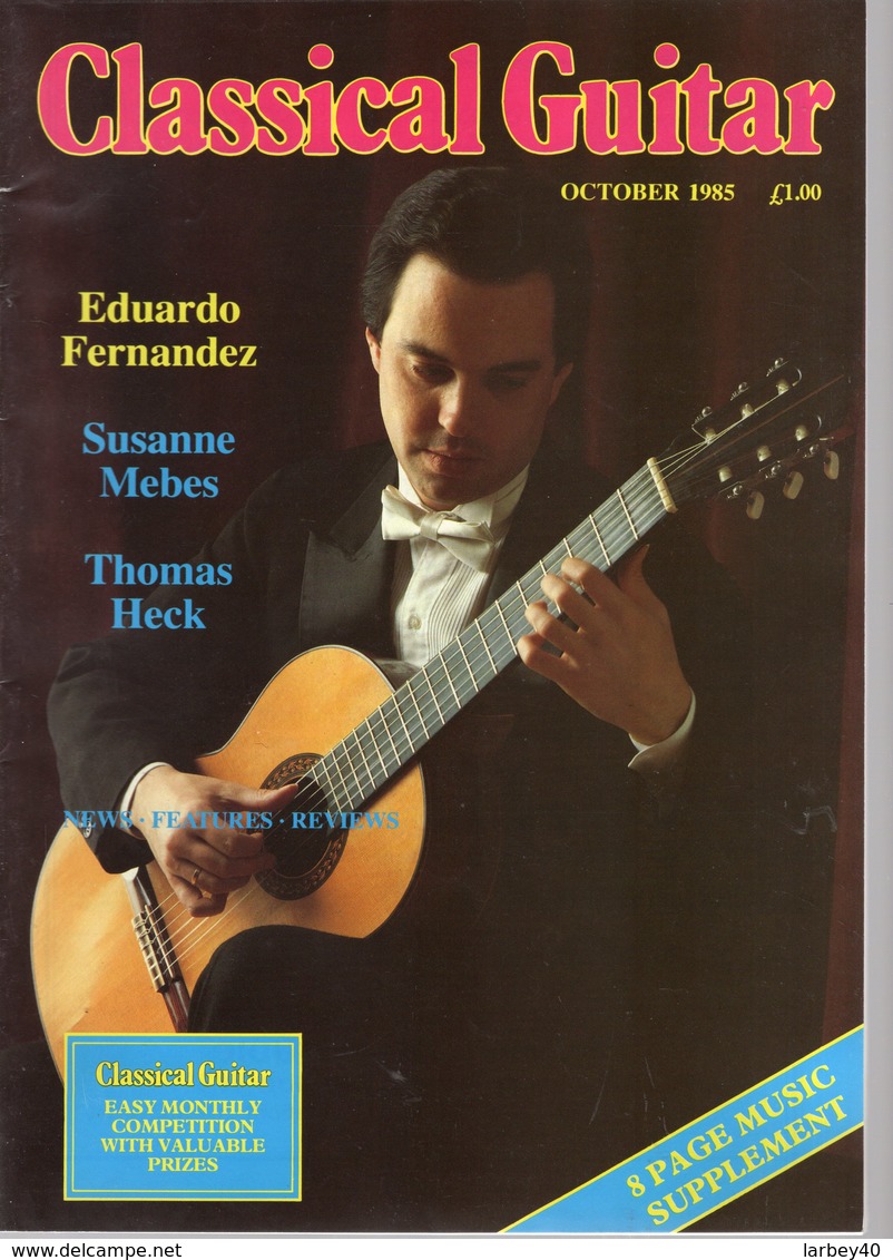 Revue De Guitare - Classical Guitar - N° 2 - 1985 - Eduardo Fernandez - Arte