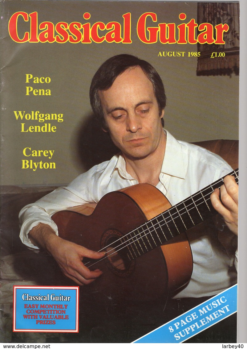 Revue De Guitare - Classical Guitar - N° 12 - 1985 - Paco Pena - Art