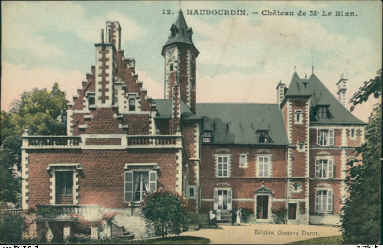 59 HAUBOURDIN /  Chateau De Monsieur Le Blan / Carte Couleur - Haubourdin
