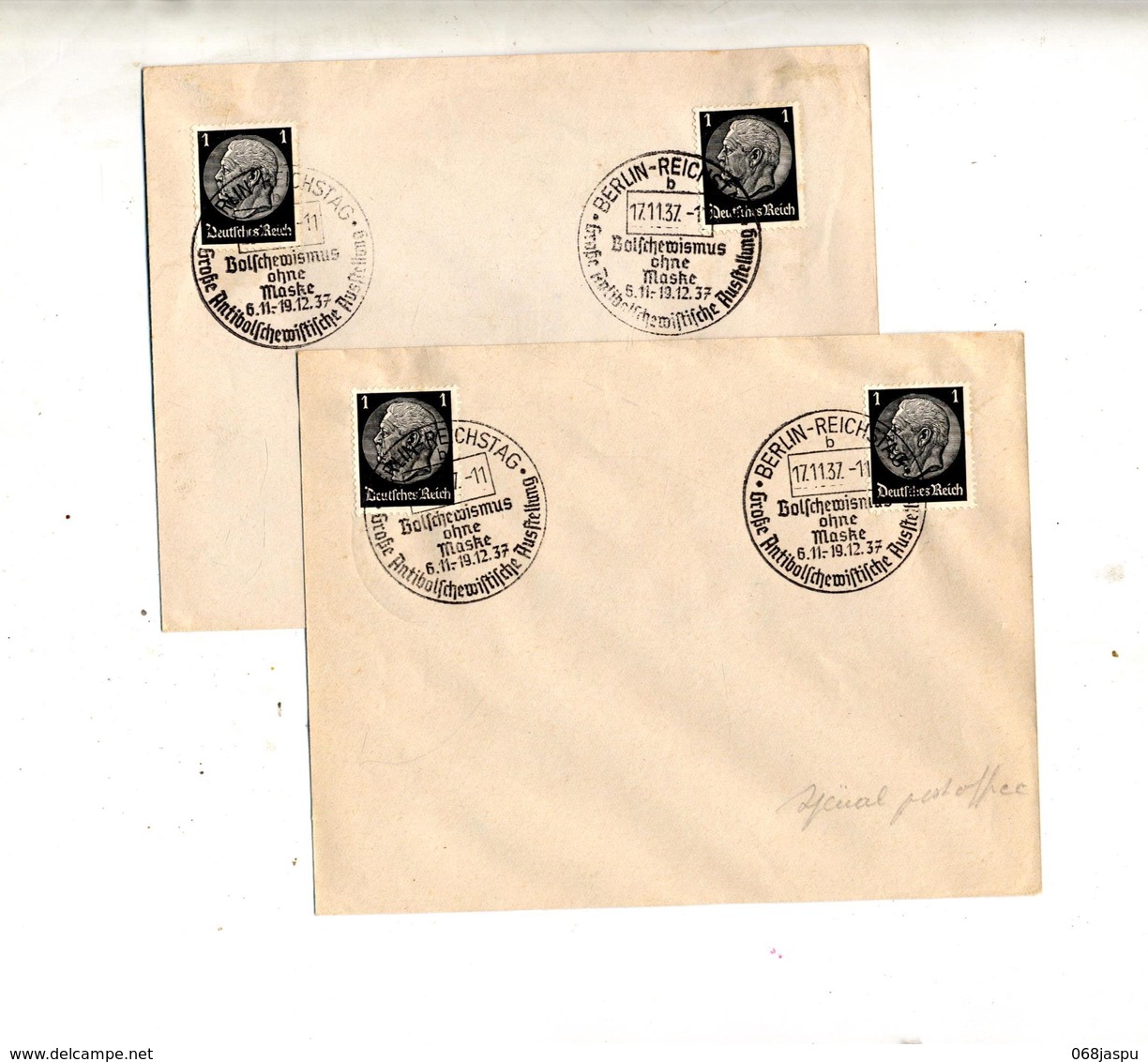 Lettre  Cachet Berlin Lutte Conte Bolchevisme - Covers & Documents