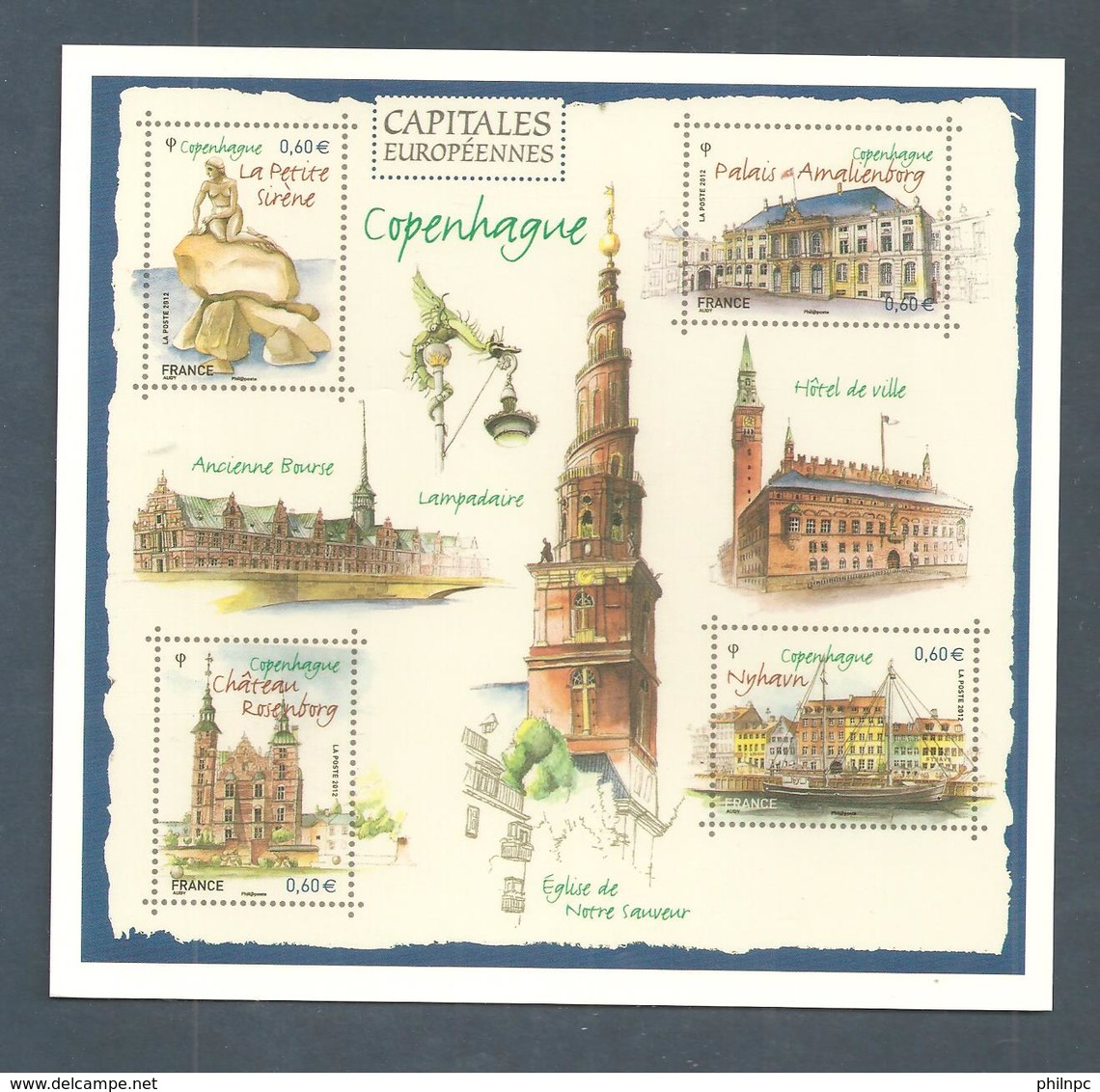 France, Entier Postal, Prêt à Poster, Carte, 4640, Neuf, TTB, Capitale Européenne, Copenhague, Canal De Nyhavn - Prêts-à-poster: Other (1995-...)