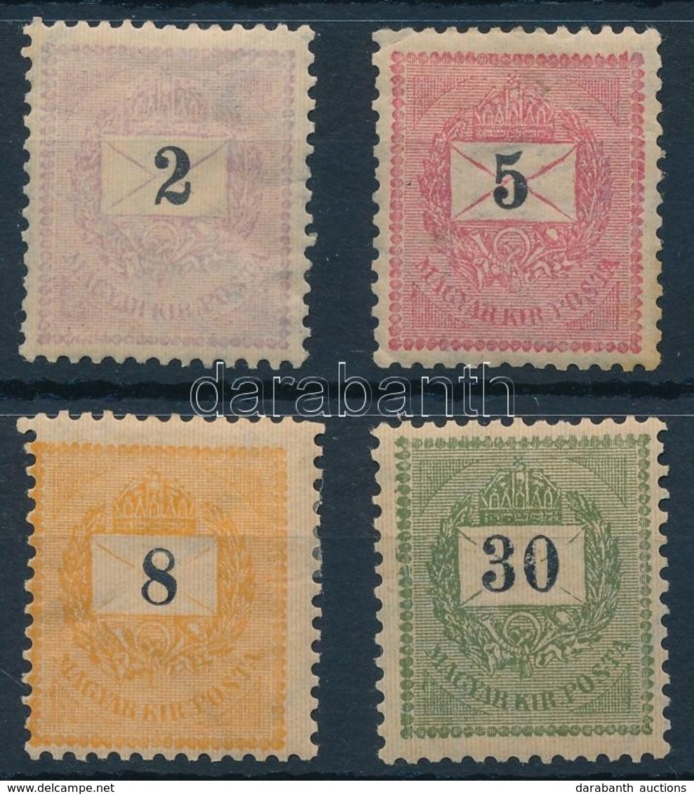 * 1899 2kr, 5kr, 8kr, 30kr (20.700) - Sonstige & Ohne Zuordnung