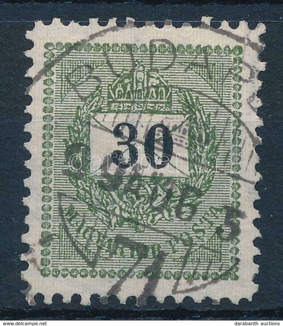 O 1898 30kr 11 1/2 Fogazással (15.000) - Sonstige & Ohne Zuordnung