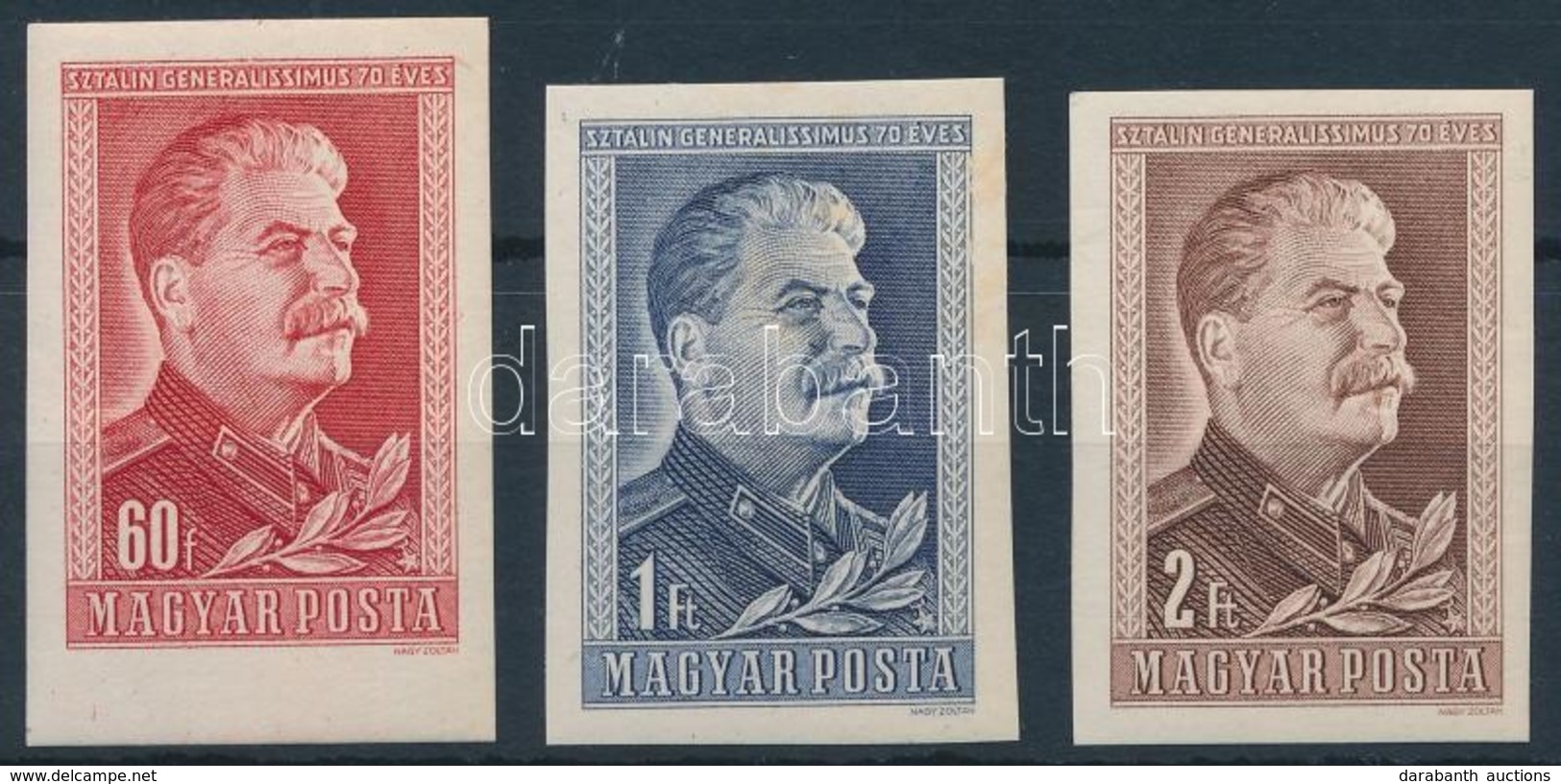 ** 1949 Sztálin Vágott Sor (3.000) - Autres & Non Classés