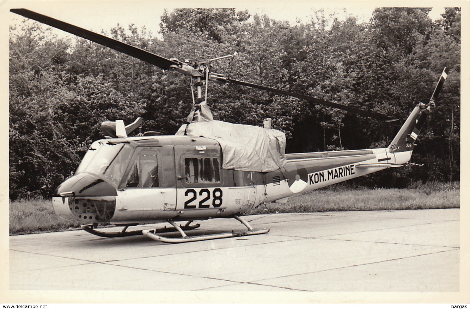 Photo Format CP Helicoptère Agusta Bell AB-204B - Aviation