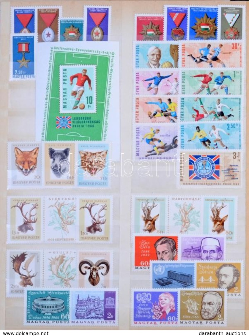 ** 1909-1972 Szépen Rendezett Postatiszta Gyűjtemény Blokkokkal, Extrákkal, Jobb Sorokkal, Portóval, Hármas Lyukasztássa - Sonstige & Ohne Zuordnung