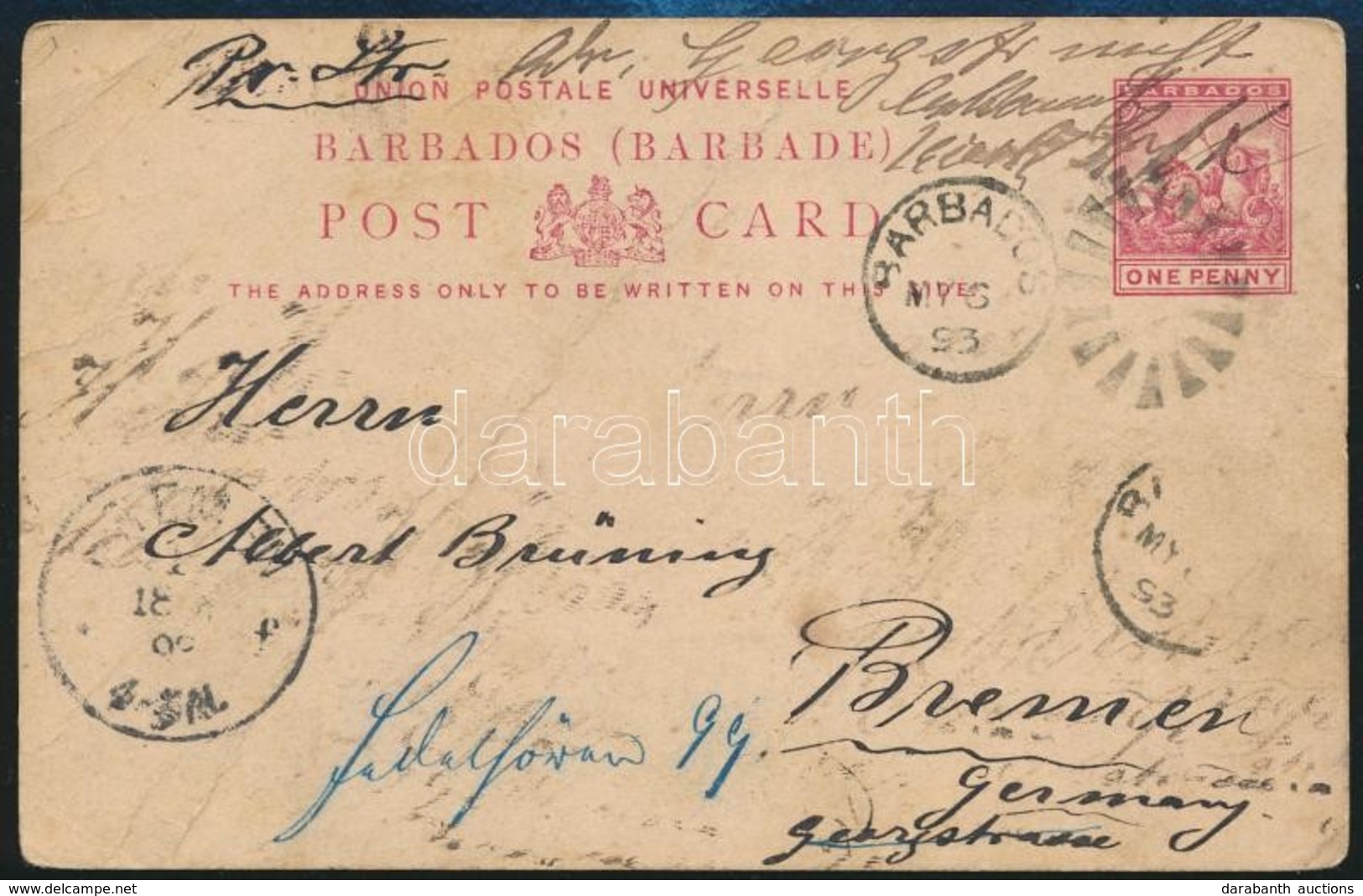 Barbados 1893 - Autres & Non Classés
