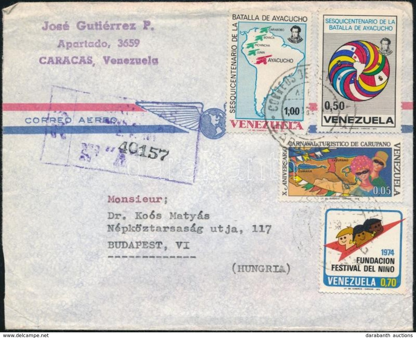 Venezuela ~1974 - Sonstige & Ohne Zuordnung