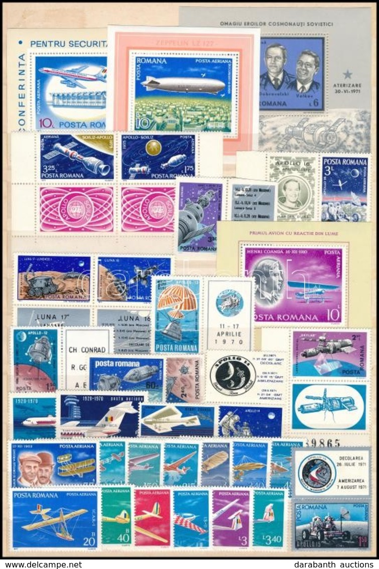 ** Románia 1967-1981 Összeállítás, Benne 27 Klf Sor + 8 Db Klf Blokk, Kétoldalas A4-es Berakólapon - Sonstige & Ohne Zuordnung