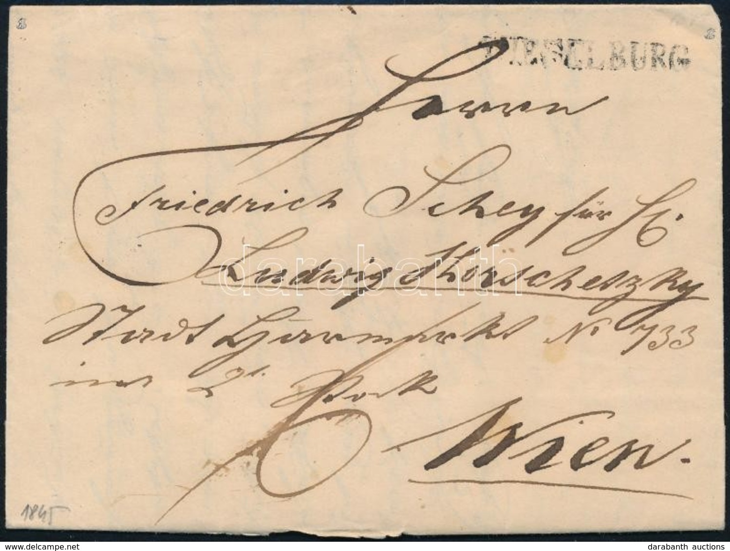 1845 Ex Offo 'WIESELBURG' - Semlin - Sonstige & Ohne Zuordnung