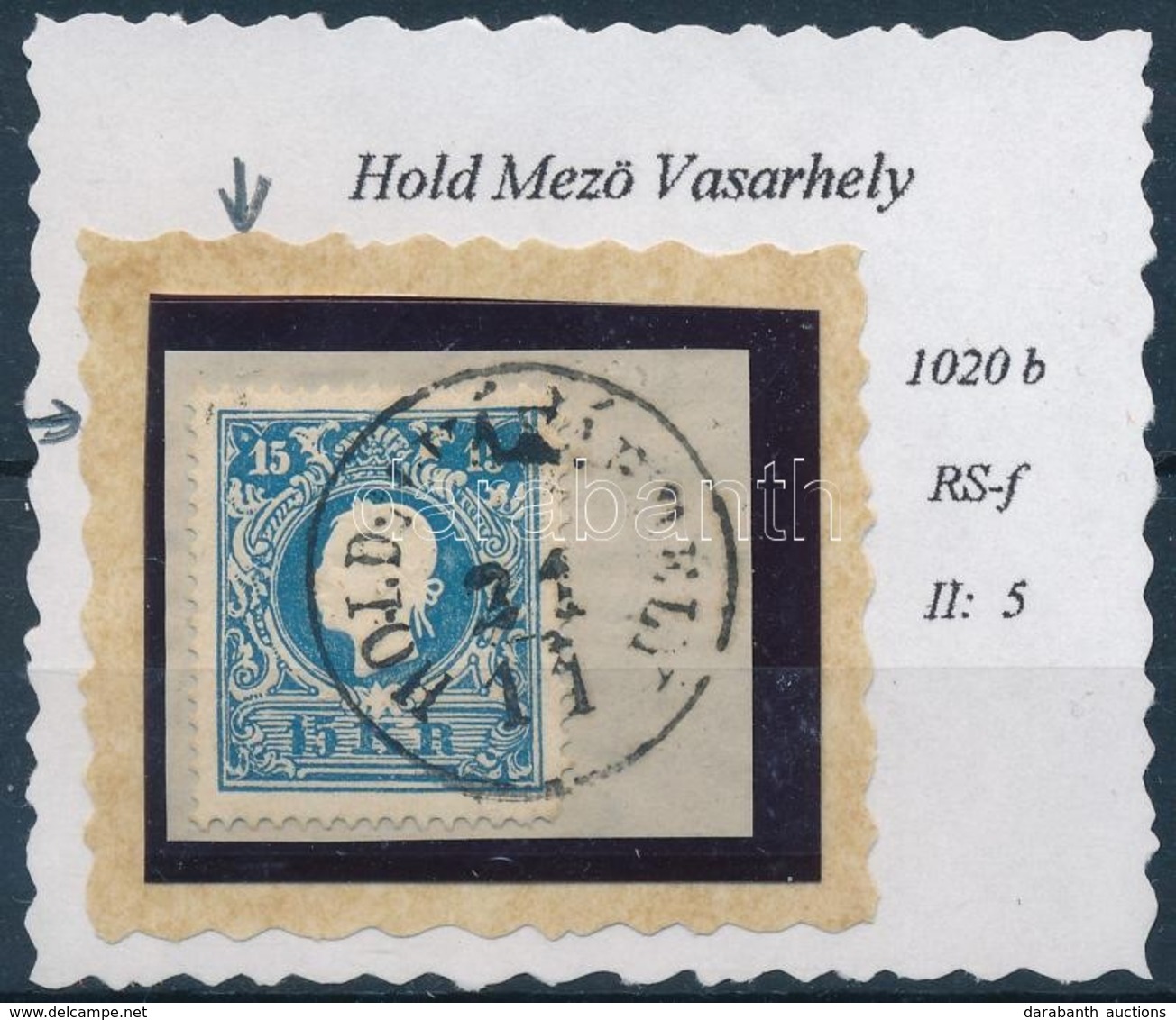 1858 15kr II. Lemezhibákkal 'HOLD.M.VÁSÁRHELY' - Autres & Non Classés