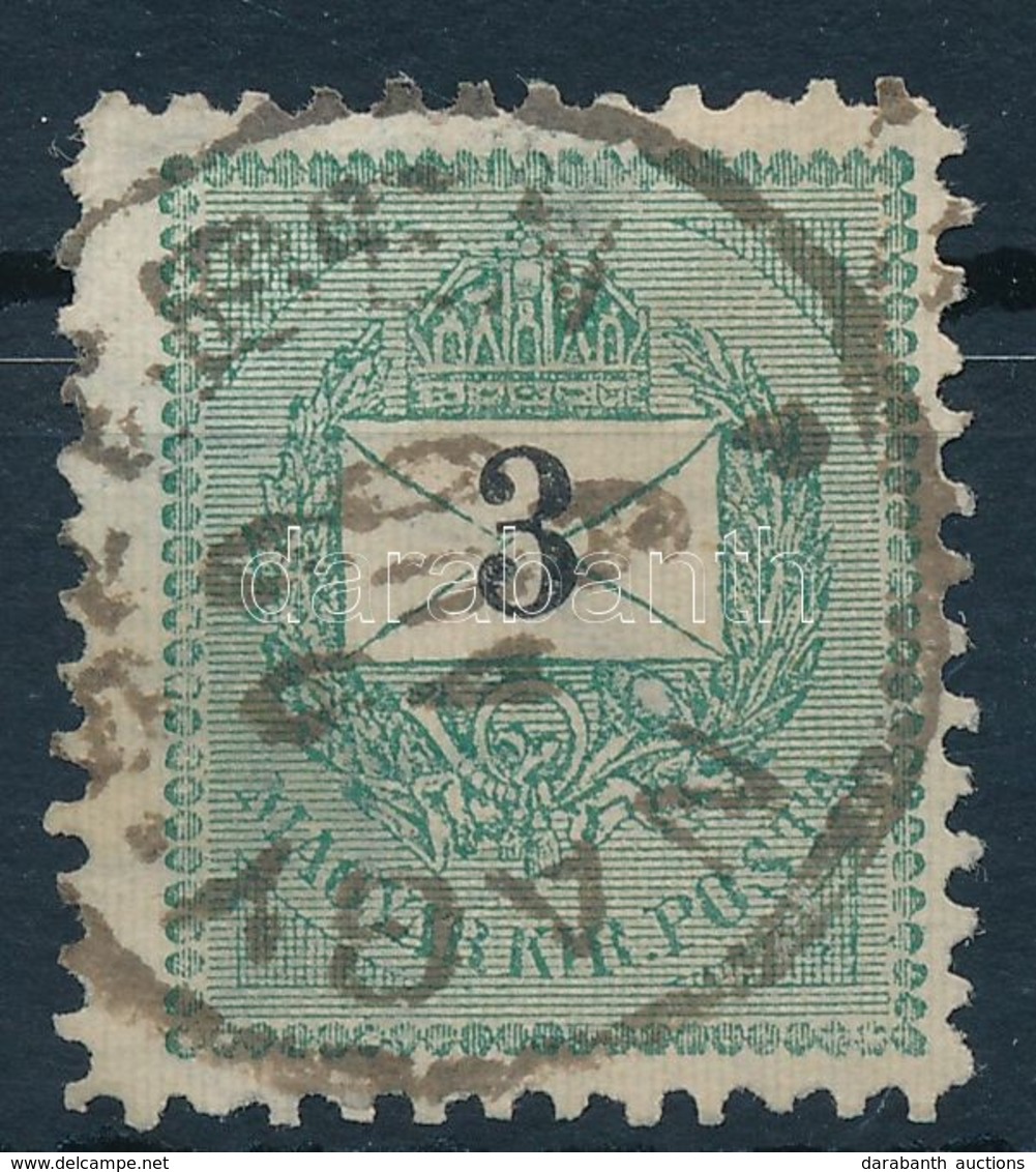 O 1898 3kr 11 1/2-es Fogazással - Sonstige & Ohne Zuordnung