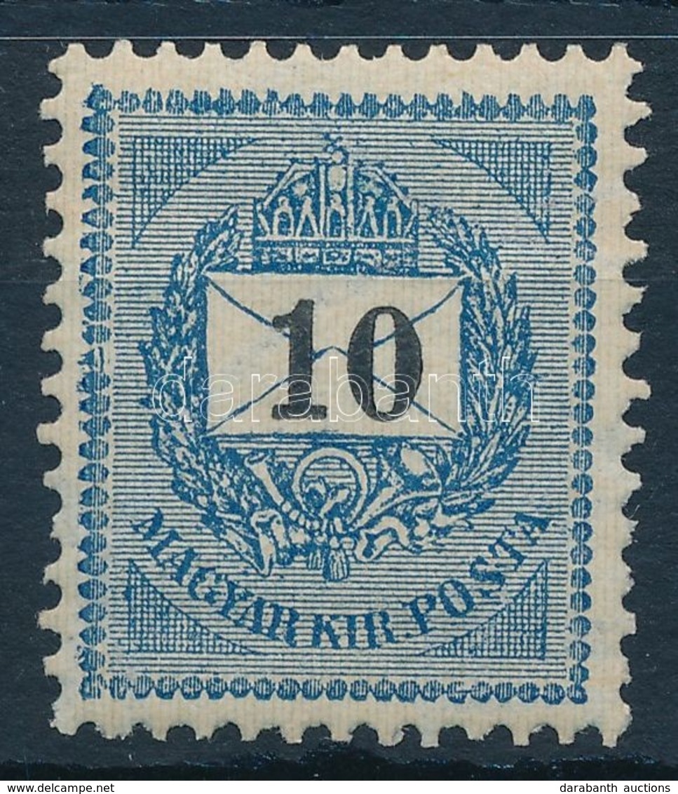 * 1898 10kr Lemezhibákkal, Elfolyt, Sérült Gyöngyök - Autres & Non Classés