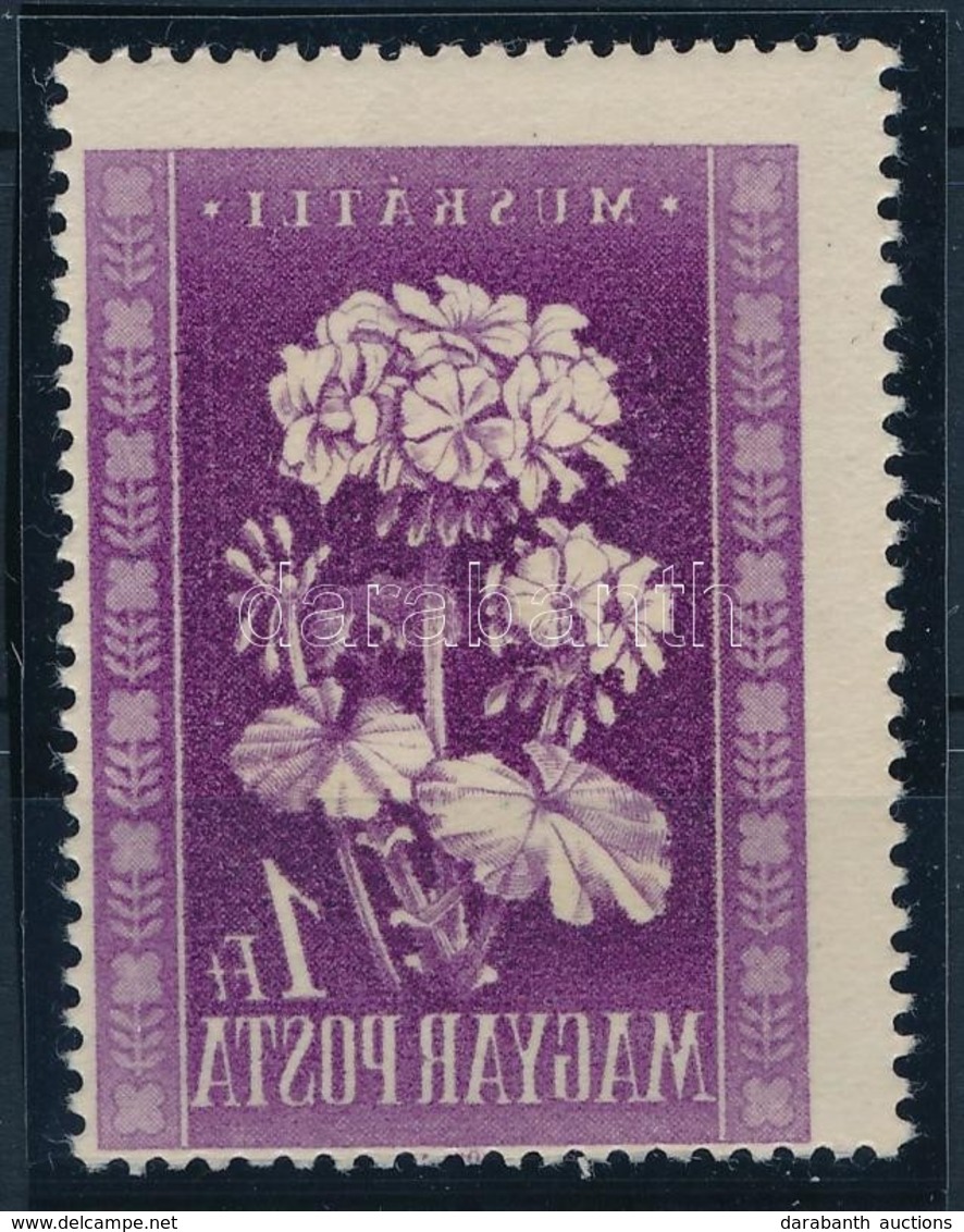 ** 1950 Virág 1Ft A Lila Szín Gépszínátnyomatával / Mi 1115 Machine Offset Of The Violet Colour - Sonstige & Ohne Zuordnung