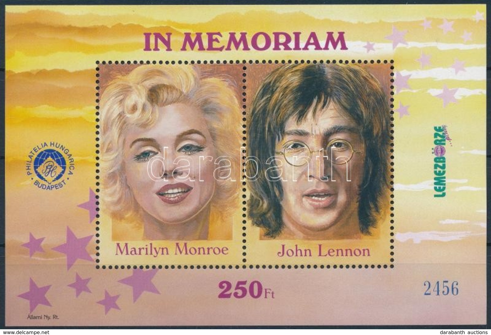 ** 1998 In Memoriam Marilyn Monroe és John Lennon - Sonstige & Ohne Zuordnung