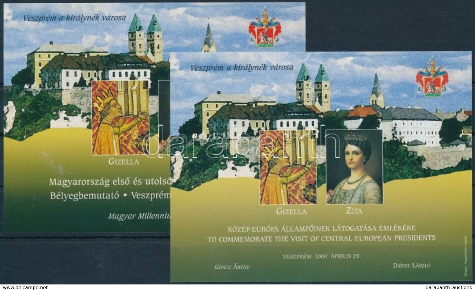 ** 2000 Veszprémi Neves Napok  + A11 Göncz Árpád és Dióssy László Nevével (30.000) - Other & Unclassified