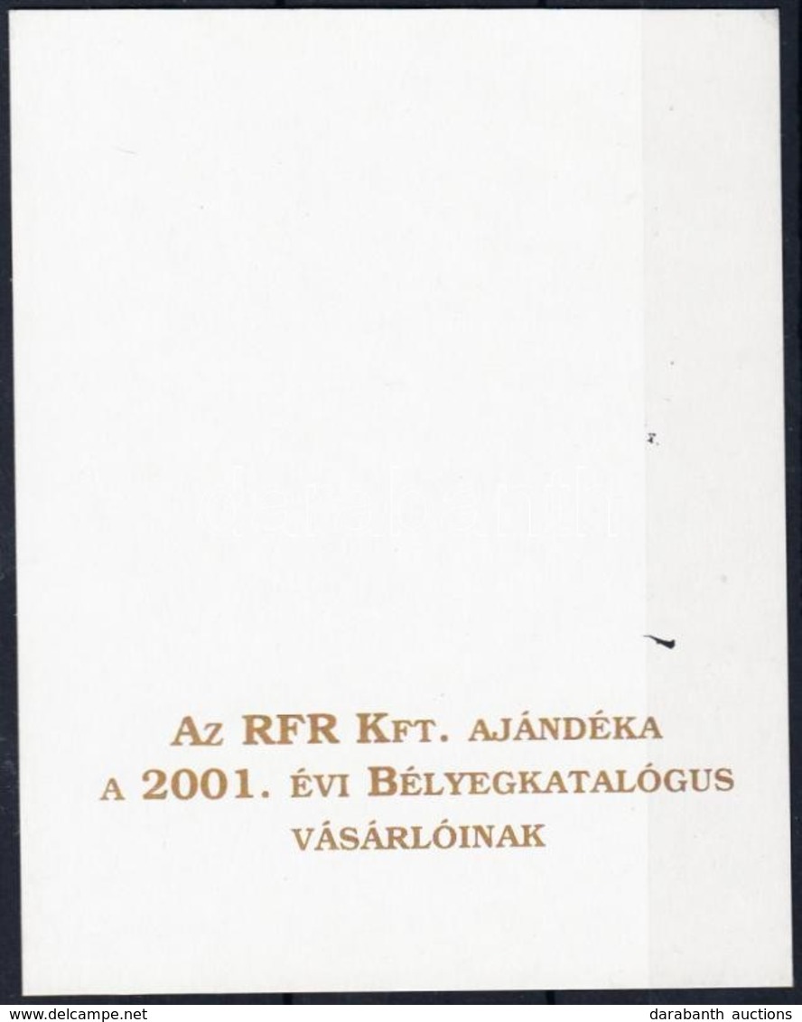 2001 Az Aradi Vértanúk Emlékére A Felülnyomott Emlékív Felülnyomásának Próbanyomatával + Tanúsítvány - Autres & Non Classés