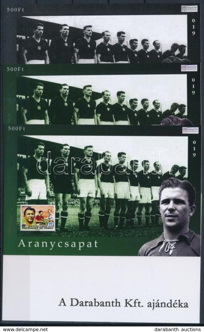 ** 2009 Aranycsapat - Puskás Emlékív Garnitúra - Autres & Non Classés