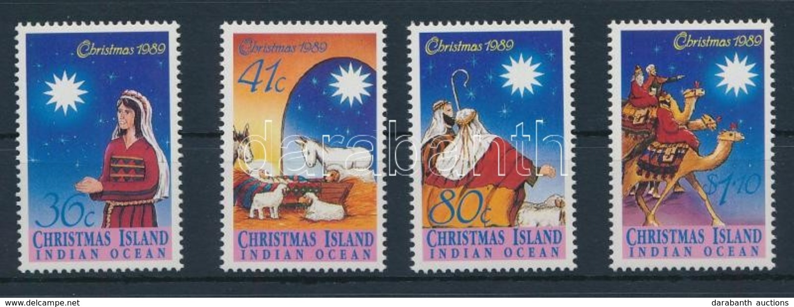 ** 1989 Karácsony Sor,
Christmas Set
Mi 287-290 - Sonstige & Ohne Zuordnung