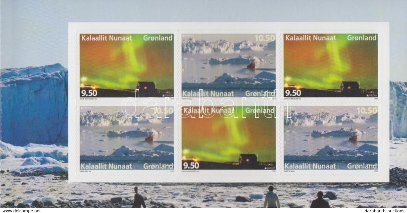 ** 2012 Europa CEPT Látogasson Grönlandra öntapadós Bélyegfüzet Mi 615-616 - Sonstige & Ohne Zuordnung