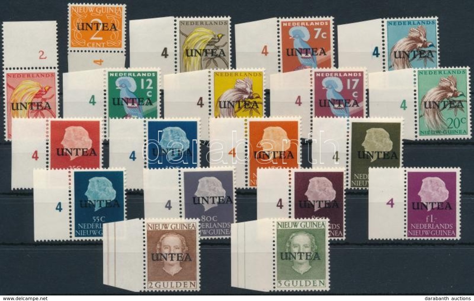 ** UNTEA 1962 Forgalmi Sor Mi 1-19 - Sonstige & Ohne Zuordnung