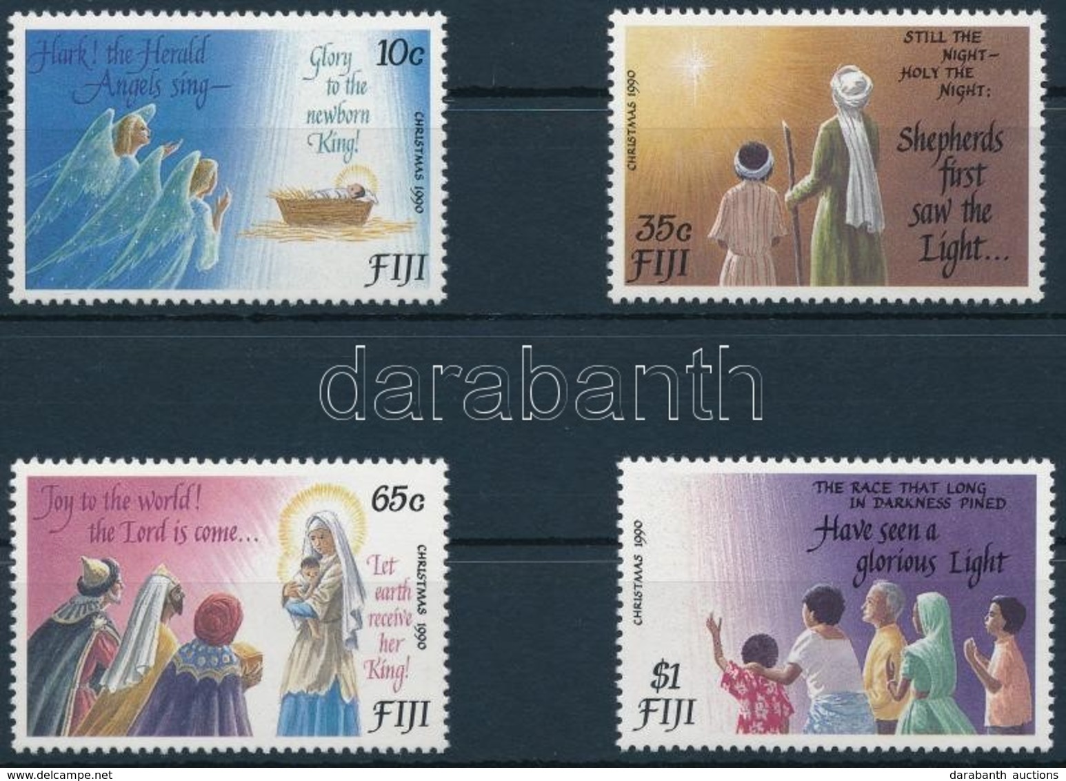 ** 1990 Karácsony Sor,
Christmas Set
Mi 628-631 - Autres & Non Classés