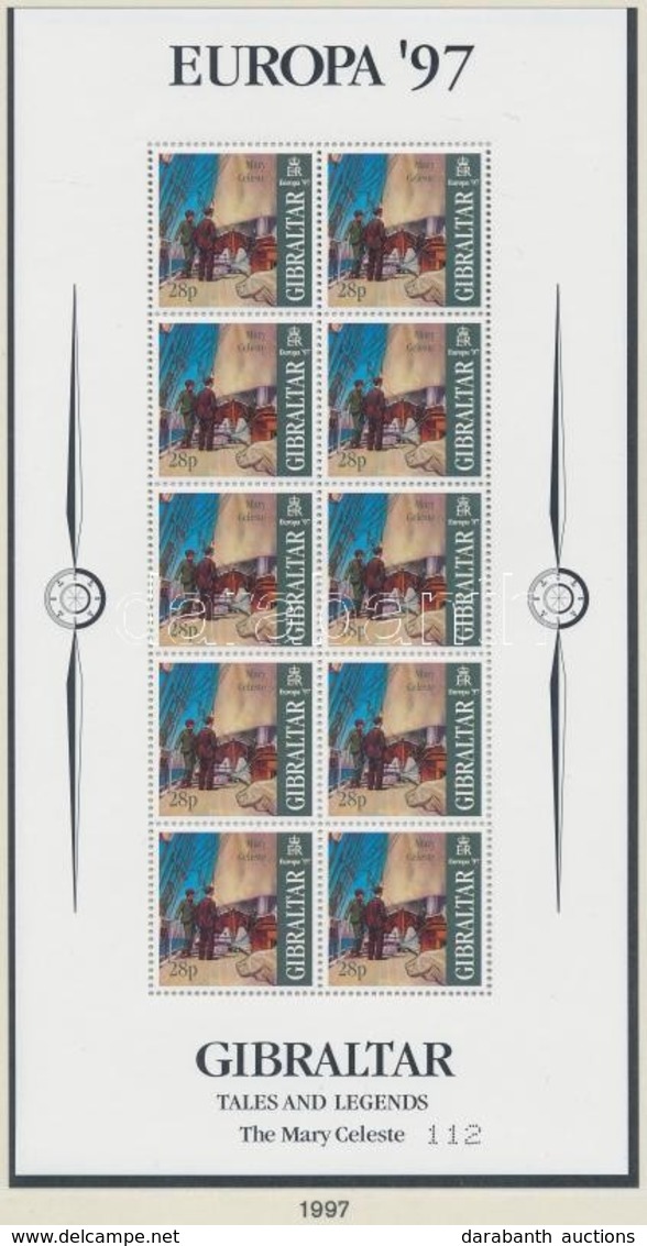 ** 1997 Europa CEPT Kisív Sor Mi 783-786 - Sonstige & Ohne Zuordnung