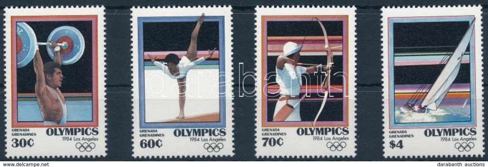 ** 1984 Nyári Olimpia, Los Angeles Sor,
Summer Olympics, Los Angeles Set
Mi 580-583 - Sonstige & Ohne Zuordnung